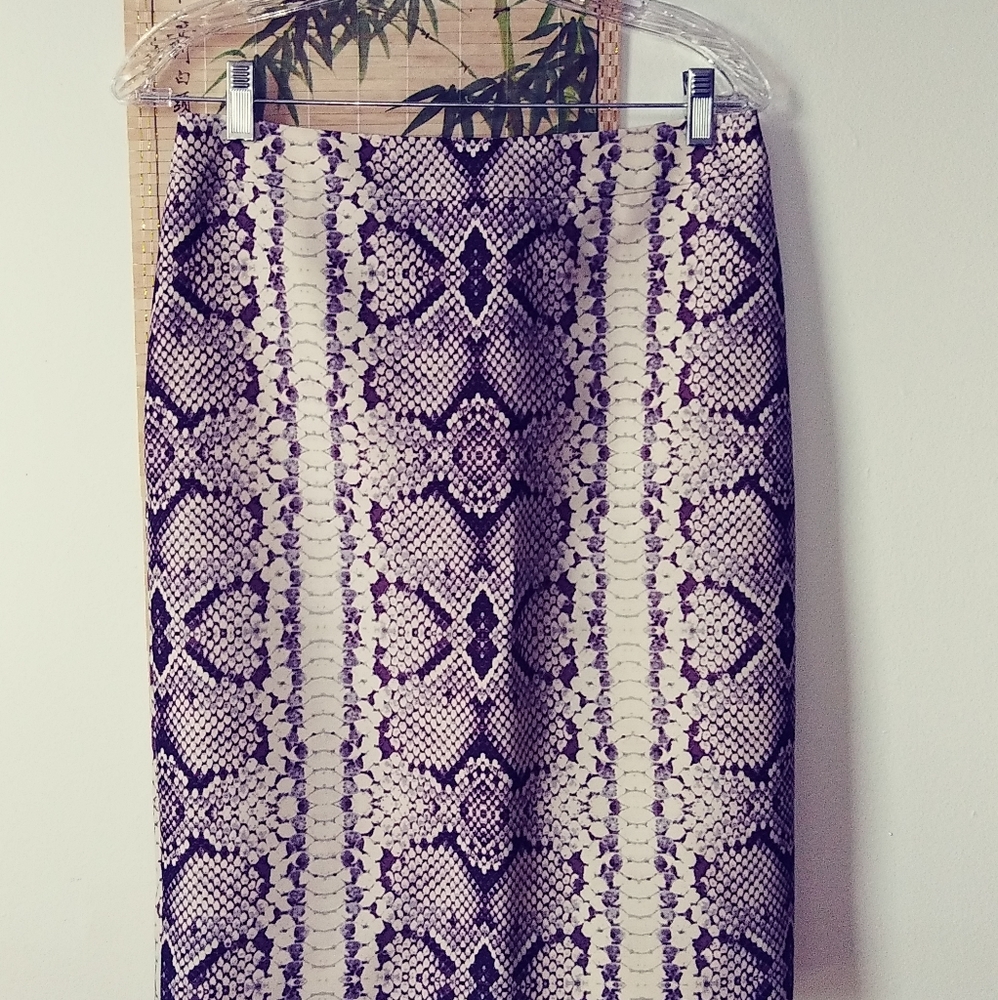 J.Crew snake skin wool and silk No. 2 Pencil skirt